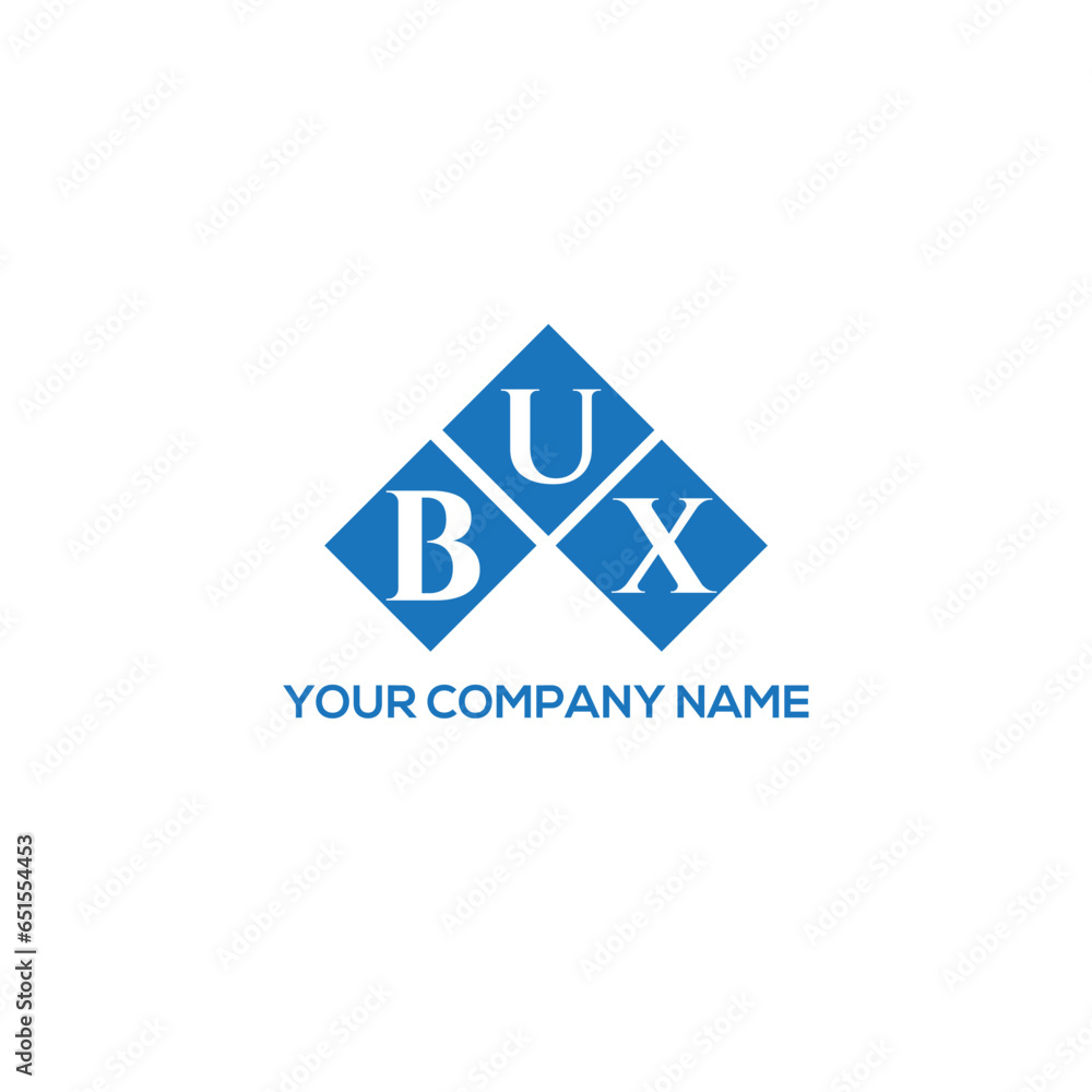 BUX letter logo design on white background. BUX creative initials letter logo concept. BUX letter design. BUX letter logo design on white background. BUX creative initials letter logo concept. BUX letter design.