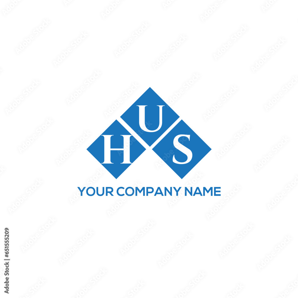 HUS letter logo design on white background. HUS creative initials letter logo concept. HUS letter design. HUS letter logo design on white background. HUS creative initials letter logo concept. HUS letter design.