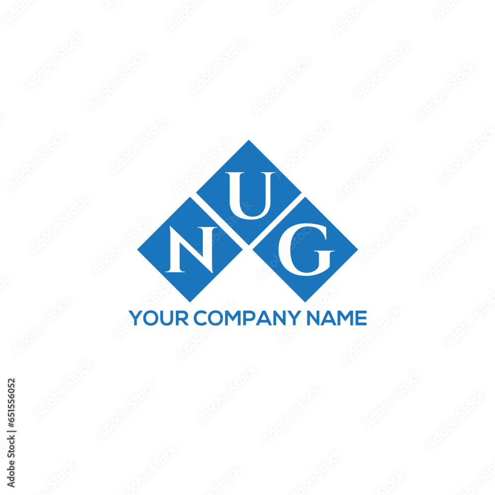 NUG letter logo design on white background. NUG creative initials letter logo concept. NUG letter design. NUG letter logo design on white background. NUG creative initials letter logo concept. NUG letter design.
