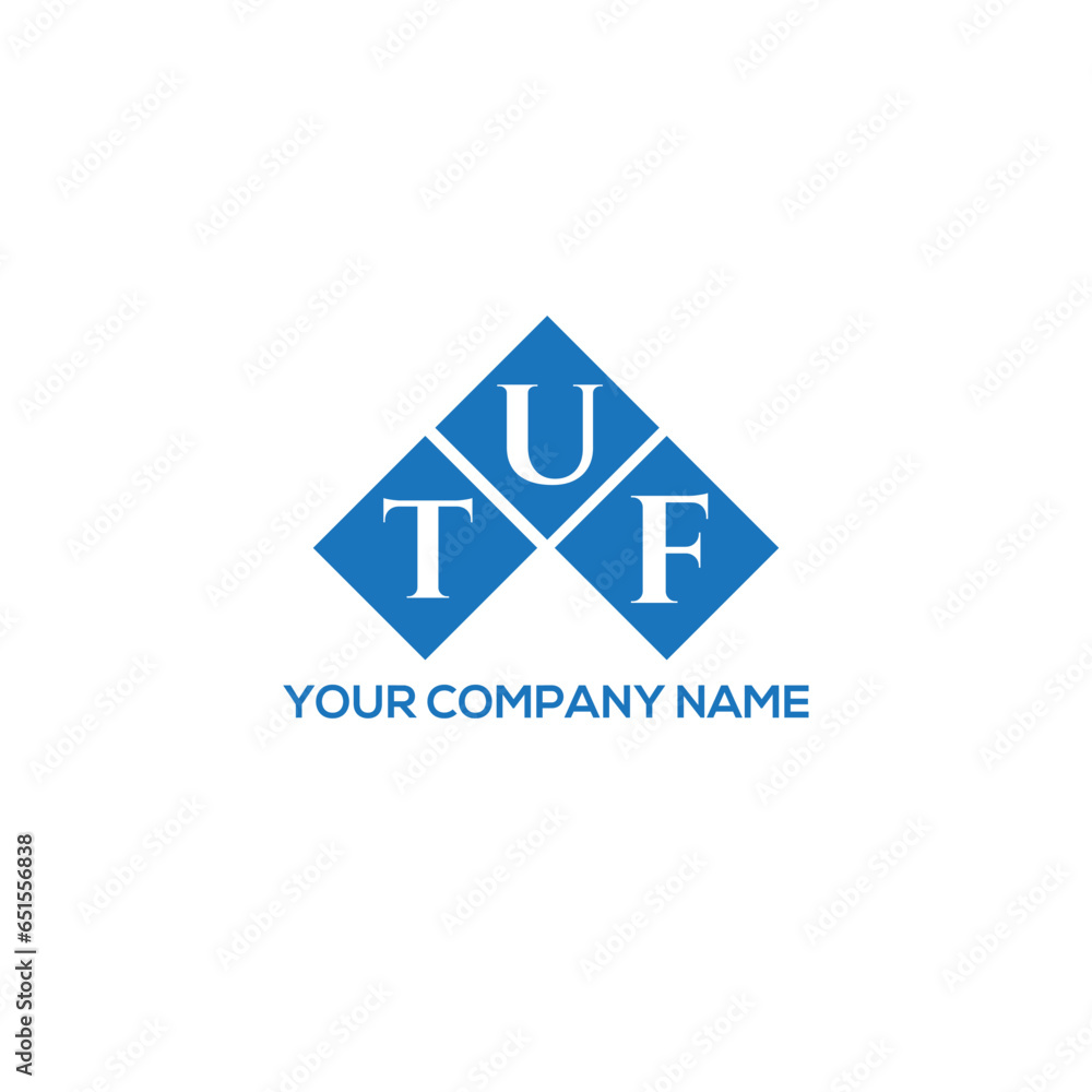 TUF letter logo design on white background. TUF creative initials letter logo concept. TUF letter design. - obrazy, fototapety, plakaty 