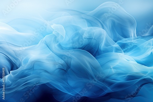 Blue Ethereal Smoke Elegance, a Mystical Background Texture Capturing the Fluid Beauty and Intriguing Patterns of Drifting Smoke