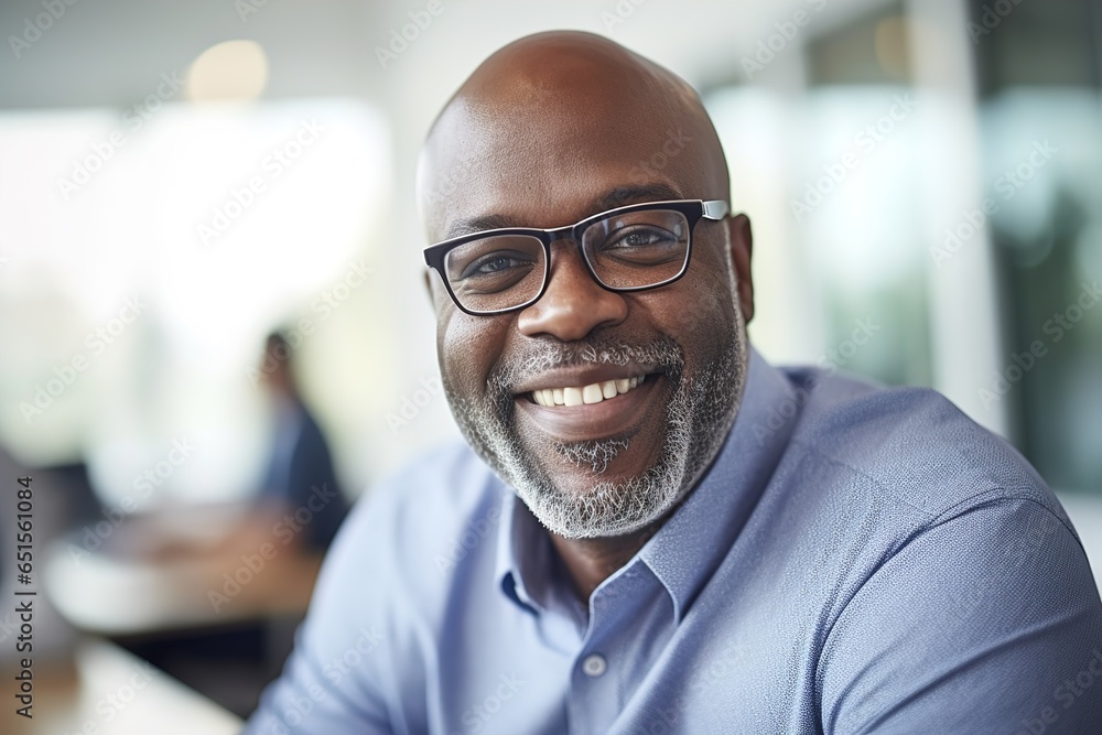 business businessman office mature middle aged meeting man portrait corporate manager smiling black businessperson generative ai business businessman office mature middle aged meeting man portrait corporate manager smiling black businessperson generative ai