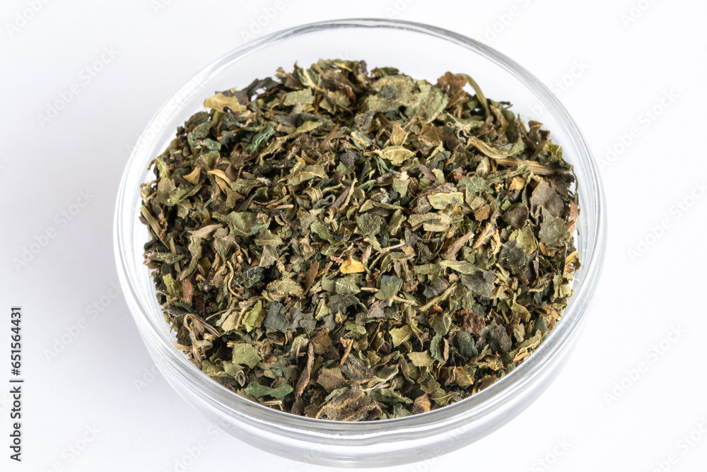 Nettle Leaf Herb in a Bowl Nettle Leaf Herb in a Bowl