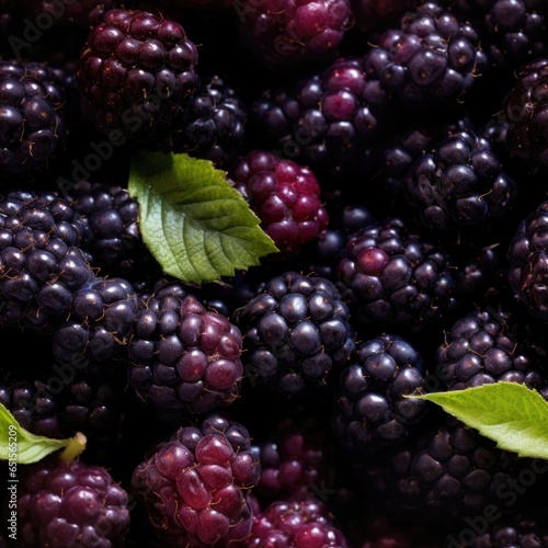 Wallpaper Mural Boysenberries as seamless tiles Torontodigital.ca