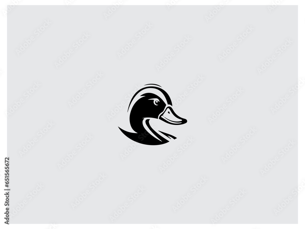 Premium duck logo design vector, vector and illustration, Premium duck logo design vector, vector and illustration,