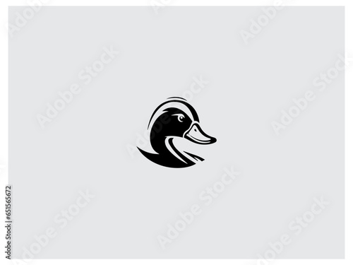 Premium duck logo design vector, vector and illustration,