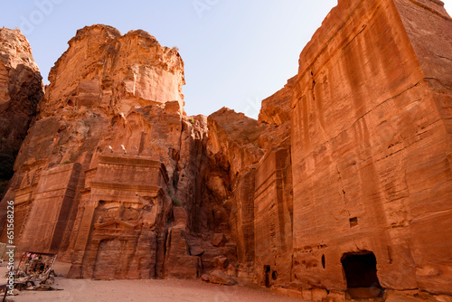 The Rose City in Petra, Jordan