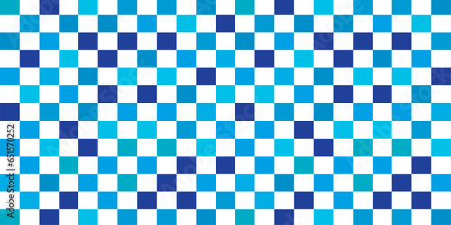 Amazing blue & white checker abstract. New chess abstract. pastel blue checkered. checkerboard tartan gingham chessboard plaid pattern background. 