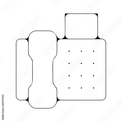 picto logo icones et symbole standard telephone accueil fin