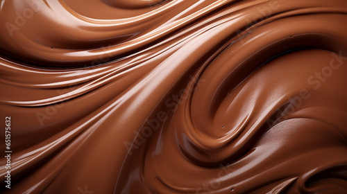 溶けたチョコレートのテクスチャ背景素材