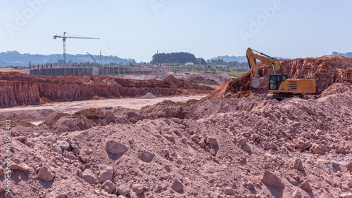 Construction New Buildings Roads Earthworks Machines