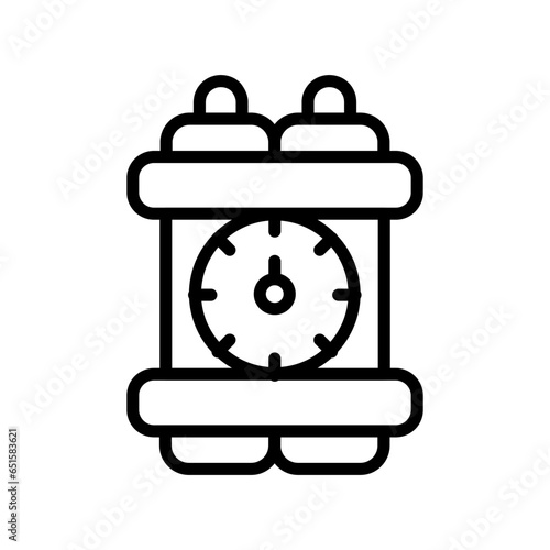 Hand grenade vector icon which can easily modify or edit


