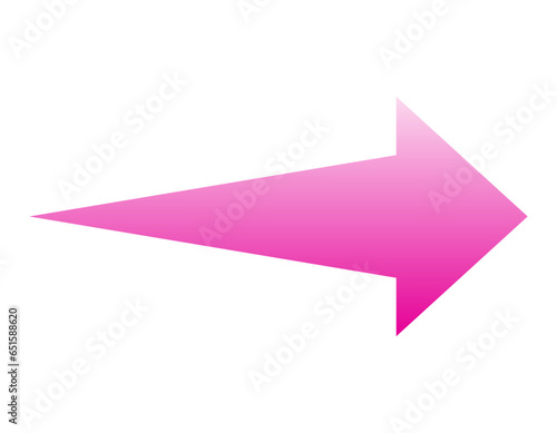 赤い右向きの矢印のアイコン