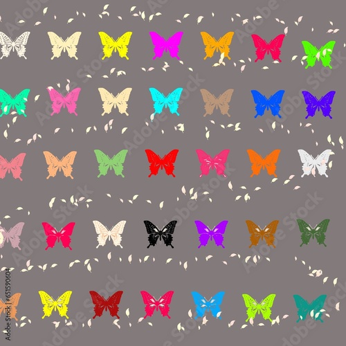 butterflies background