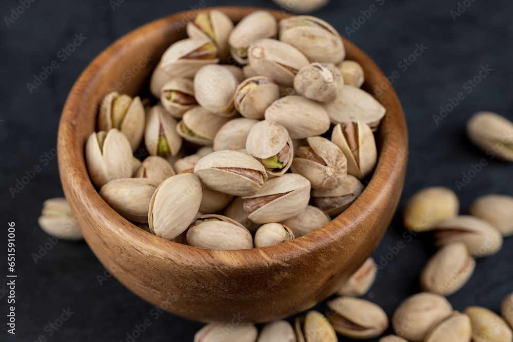a large number of salty and crispy pistachios close-up a large number of salty and crispy pistachios close-up