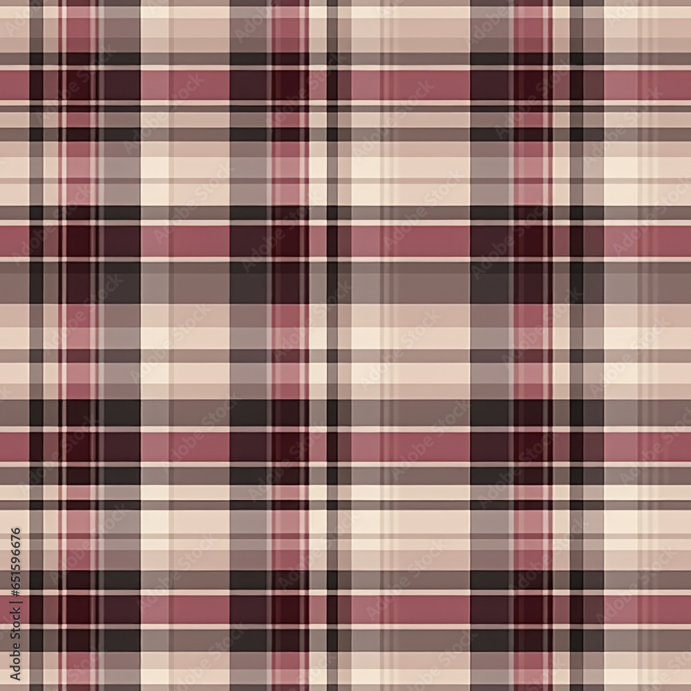 Tartan seamless pattern background in pink. Check plaid textured graphic design. Checkered fabric modern fashion print. New Classics: Menswear Inspired concept.