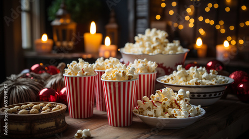 popcorns in christmass