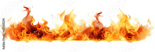 isolated image of flames ready for use. 