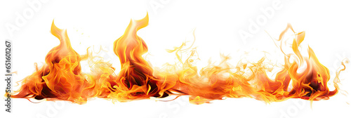 isolated image of flames ready for use. 