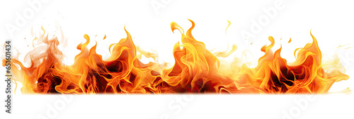 isolated image of flames ready for use. 