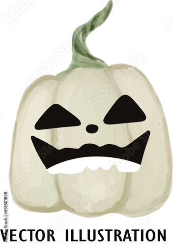 halloween pumpkin element vector illustration.