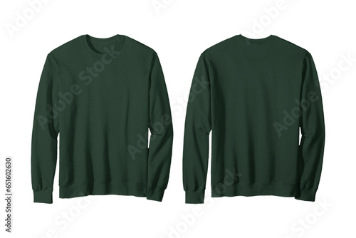 Forest Sweatshirt Front and Back View