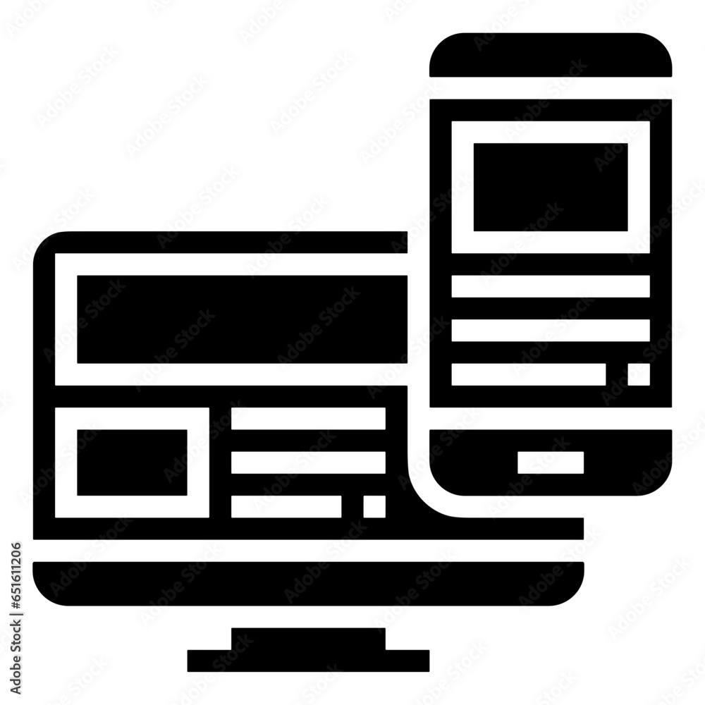 Computer technology icon symbol vector image. Illustration of the dekstop monitor display design image Computer technology icon symbol vector image. Illustration of the dekstop monitor display design image