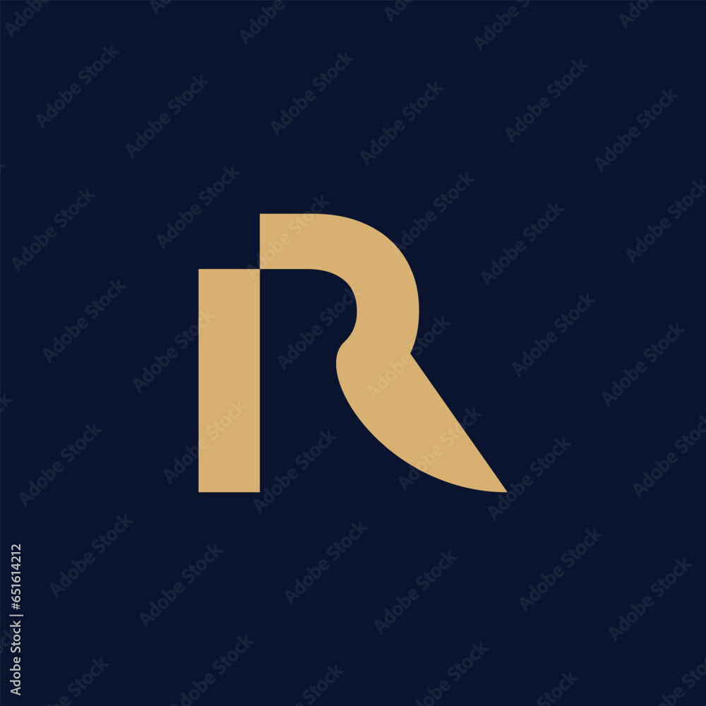 Letter r logo design element vector with modern concept Letter r logo design element vector with modern concept