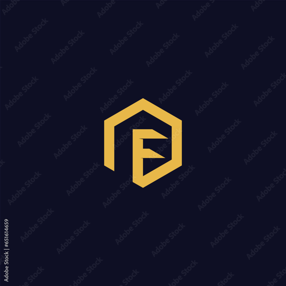 Letter f logo design element vector with modern style Letter f logo design element vector with modern style