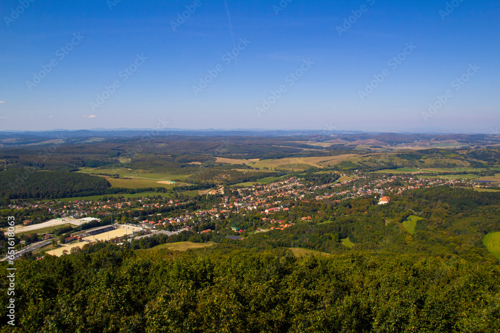 Landscape from Millenium viewpoint, Szilvasvarad