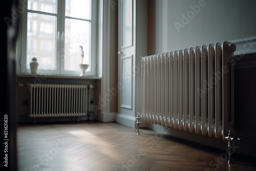 radiator on the wall