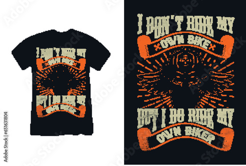 Biker best t shirt design