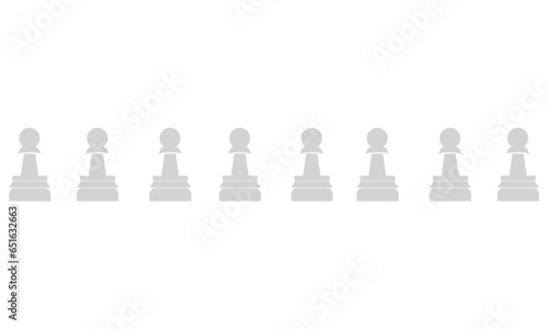Chess icon set vector illustrations
