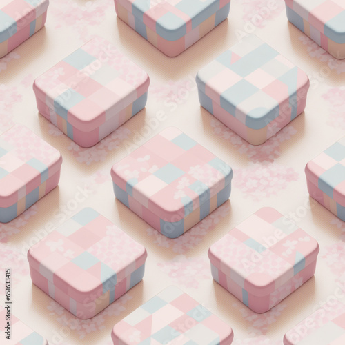 a seamless pattern of boxes