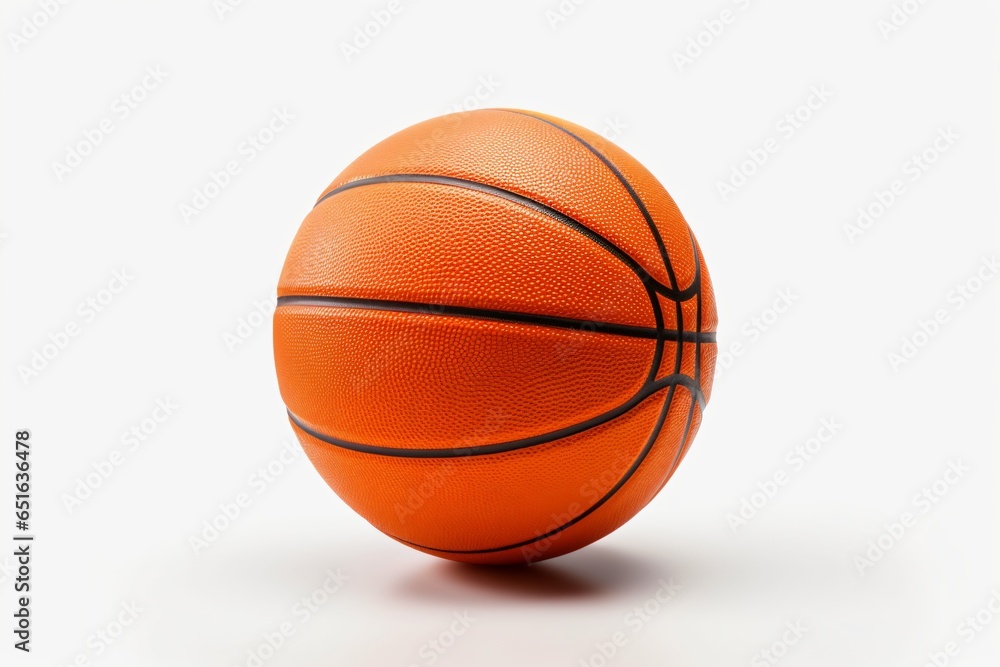 A basketball isolated on a white background
