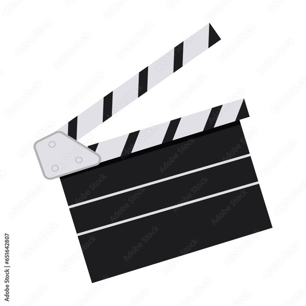 Fototapeta premium film or movie clapperboard 