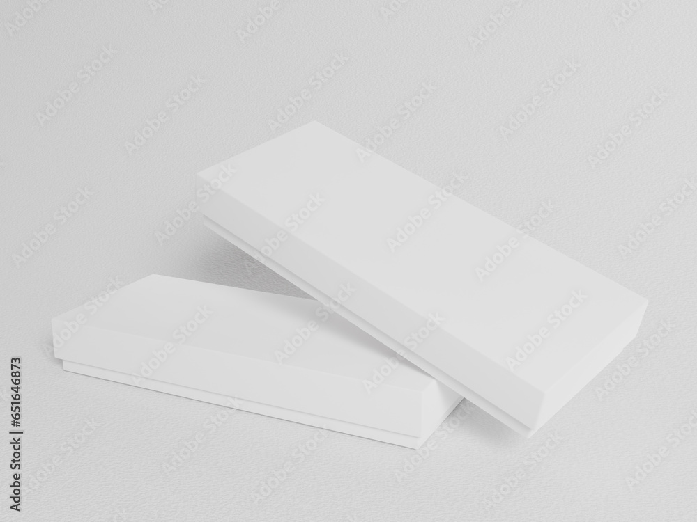 blank box packaging on grey background, isolated, perspective view. for mockup design blank box packaging on grey background, isolated, perspective view. for mockup design