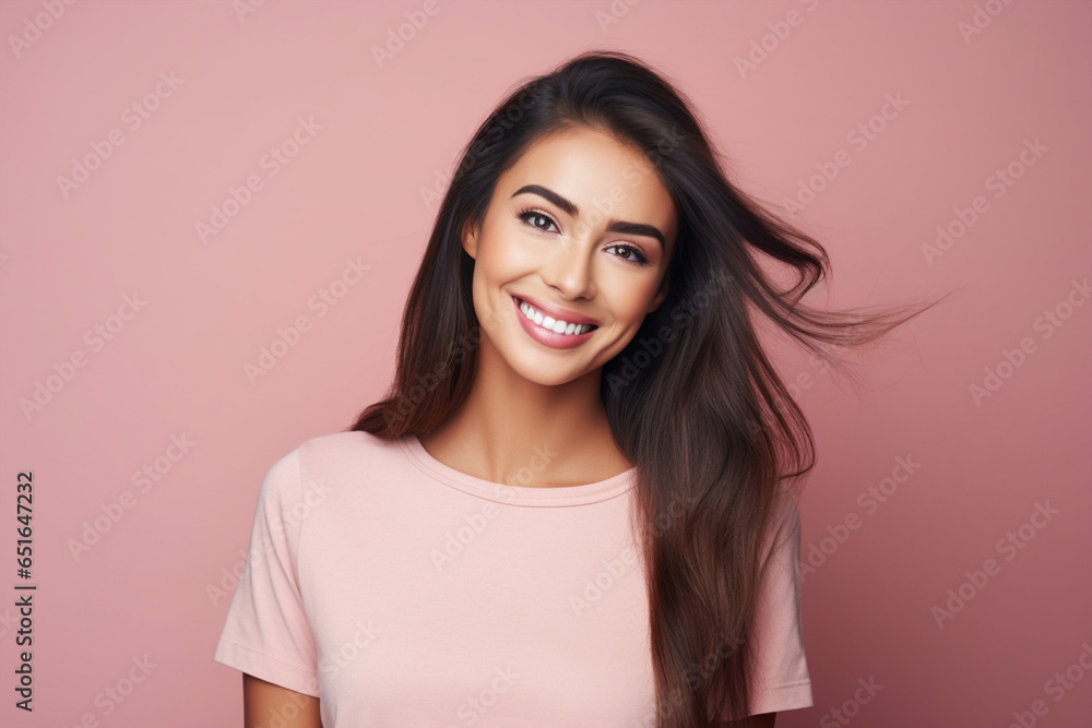 Fototapeta premium Woman fashion lifestyle adult cute person attractive female pretty young face beauty