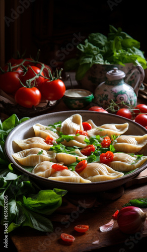 Sardinian Culurgiones - photorealistic highest quali, generative ai.