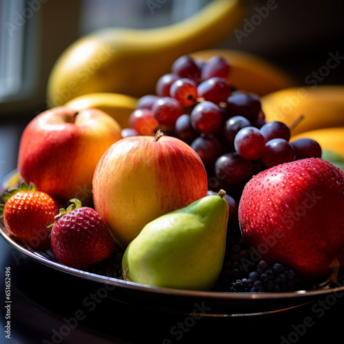 A fruits professional food photography high end morning l  generative ai.