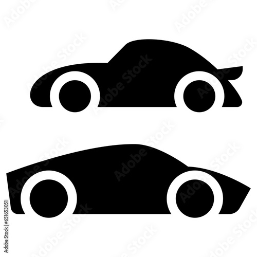 Racing car icon