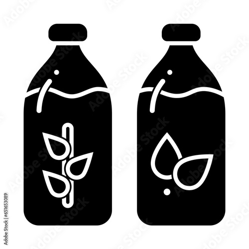Milk bottles icon - Coffee Shop Fill