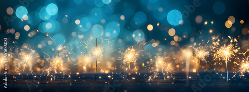abstract background of fireworks