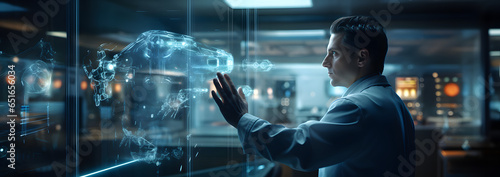 A scientist in a laboratory