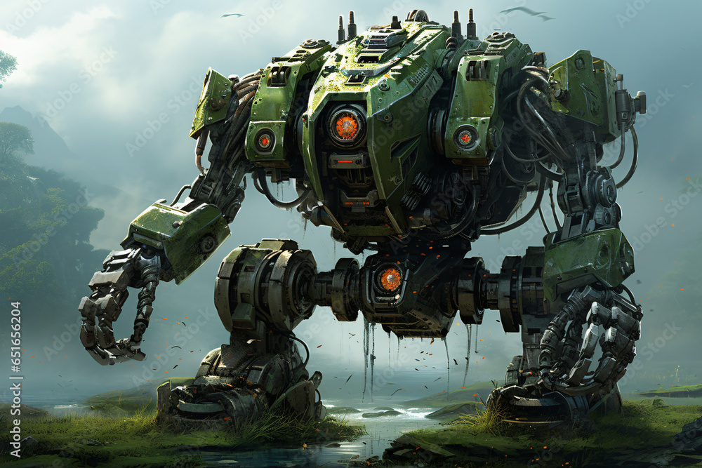 soldier in mecha suit, war robot fighter soldier in mecha suit, war robot fighter