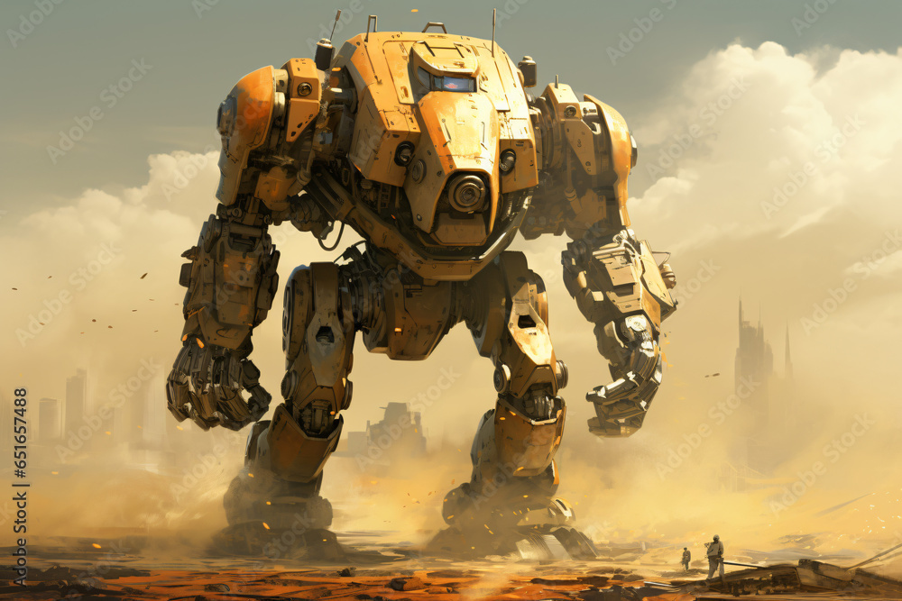 soldier in mecha suit, war robot fighter soldier in mecha suit, war robot fighter