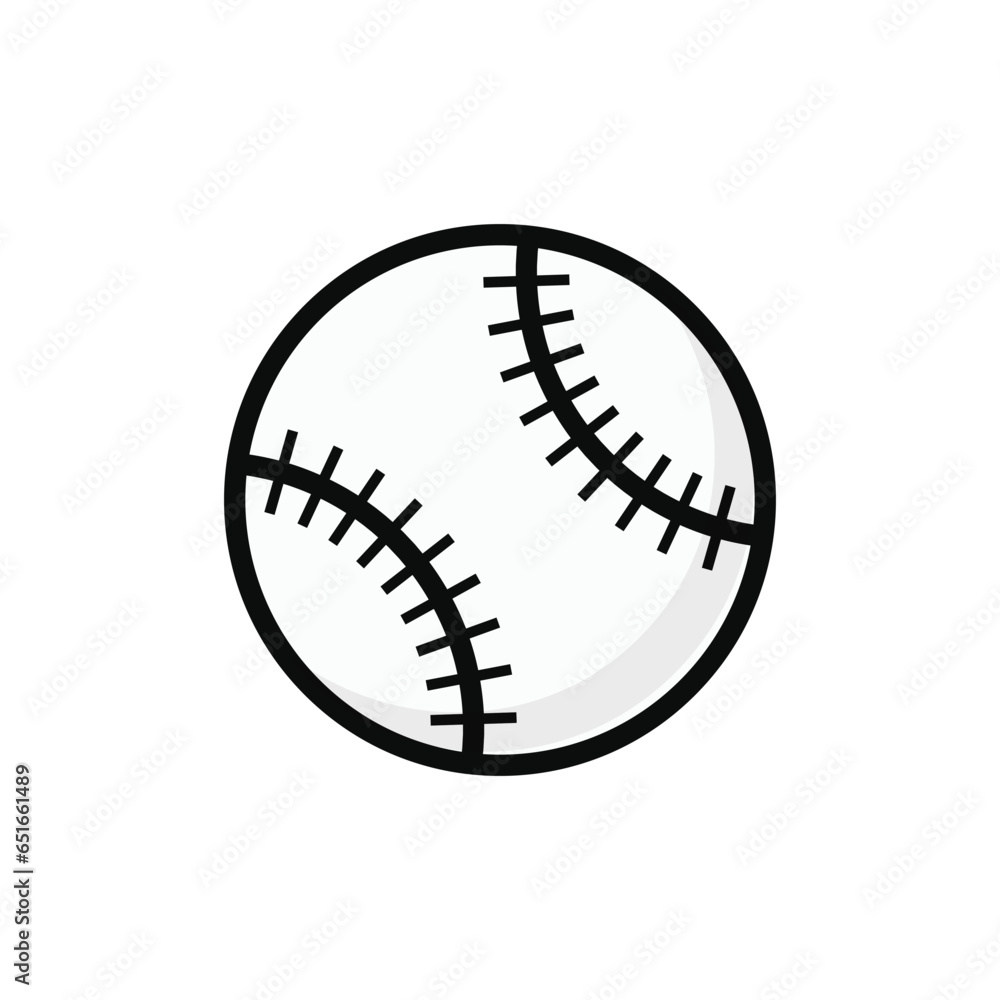 Baseball icon vector design template Baseball icon vector design template