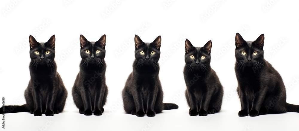 Collection of black cats