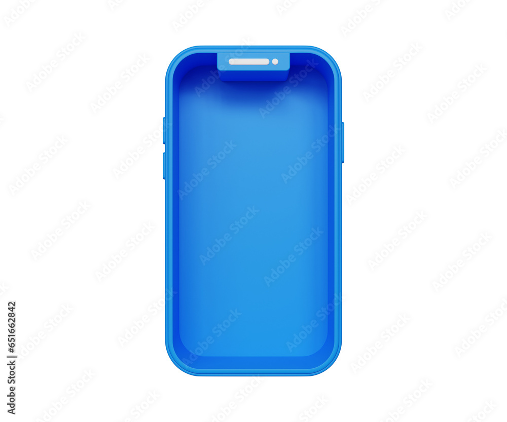 3D Smartphone mockup display. Concept for app promotion, product advertising or social media campaign. Empty blue modern mobilephone icon. 3d illustration 3D Smartphone mockup display. Concept for app promotion, product advertising or social media campaign. Empty blue modern mobilephone icon. 3d illustration