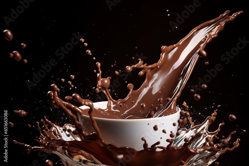 splash of chocolate or Cocoa.